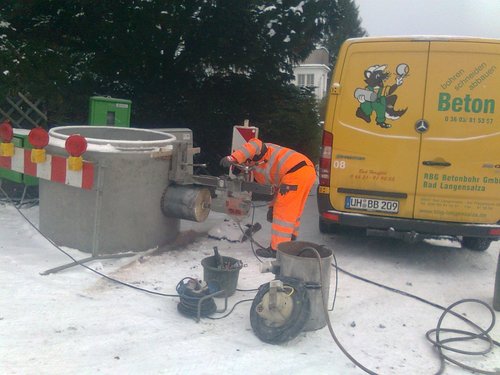 AnschlussbohrunginKanalschacht